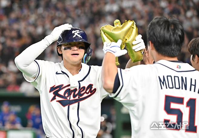 “보고 배울 점 많더라”→‘한국의 오타니’ 탄생? 김도영, 오타니를 ‘롤모델’로 삼는다 [SS도쿄in]