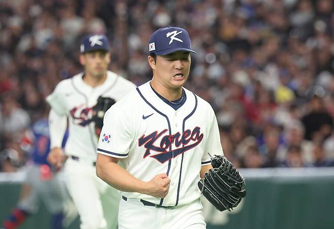 韓 야구 서글픈 현실, 곽빈이 158㎞ 꽂아도 직구 구속 17위…일본은 언감생심, 대만보다 한참 느렸다