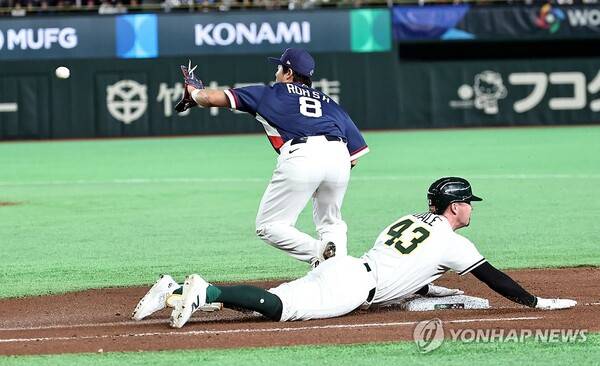 '본선 2R 가려면 1점 더 필요'... 한국, 8회말 6-2 추격 허용[WBC 호주전]