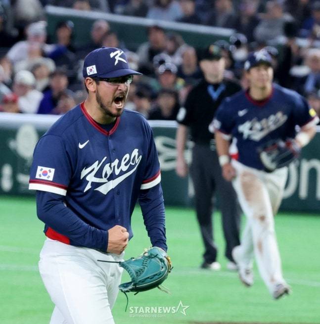 '어머니 나라 위해 통산 2번째 연투 투혼' 더닝