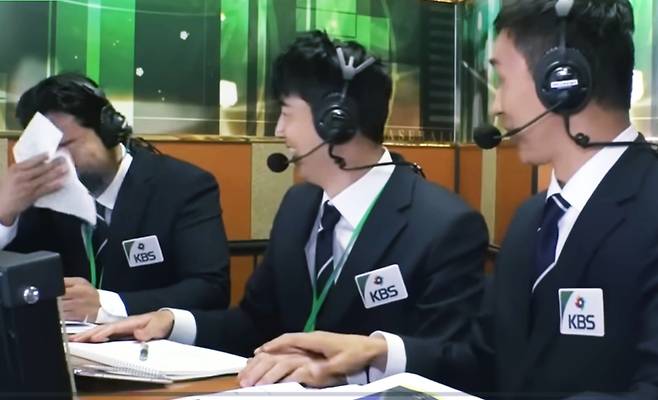 박용택 日 중계석에서 펑펑 오열→