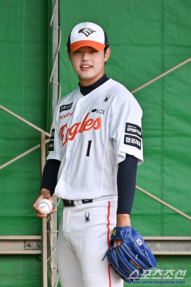 '최고 155㎞' 문동주, 청백전 2이닝 1실점 점검 완료…WBC 대표팀 합류 여부는 '미지수'