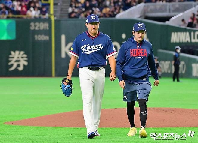 '전세기 못 타고 귀국' 11승 투수, 어떻게 이런 일이…대표팀도, LG도 검진 결과 기다린다 [WBC]