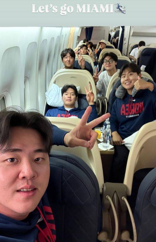 ‘와’ 진짜 전 좌석 비즈니스네! 韓 8강 주역들 초호화 전세기 인증샷 공개, “도쿄→마이애미로 딱, 너무 좋습니다”