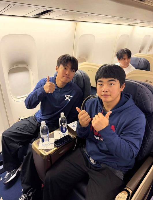 ‘와’ 진짜 전 좌석 비즈니스네! 韓 8강 주역들 초호화 전세기 인증샷 공개, “도쿄→마이애미로 딱, 너무 좋습니다”