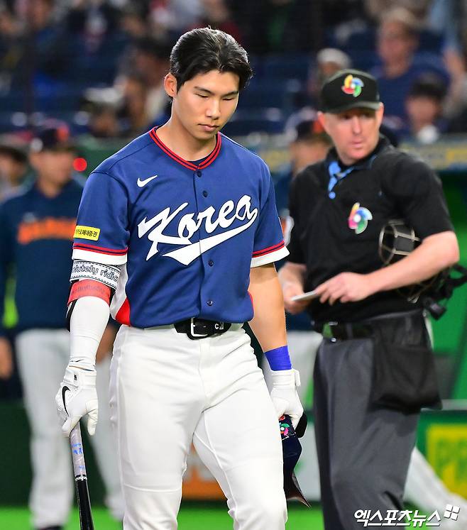 하늘이 韓 야구 돕는다! '부상' 김혜성, 8강전 출전 가능…류지현 감독