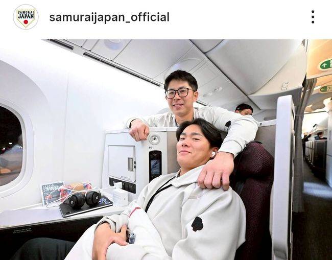 “수학여행 왔냐?” 오타니·스즈키 전세기 인증샷…팬들 반응 폭발 [WBC]