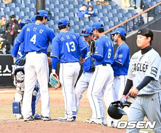 '한화 마운드 폭격' 삼성 12-3 대승, 첫날부터 15안타 터졌다…양창섭 4이닝 무실점 쾌투 [대전 리뷰]