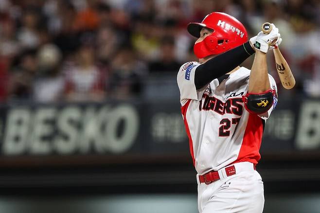 FA 대박 향한 예고인가… ‘3타석 3출루’ 김호령 기막힌 출발, 지난해 타격 성적 운 아니다