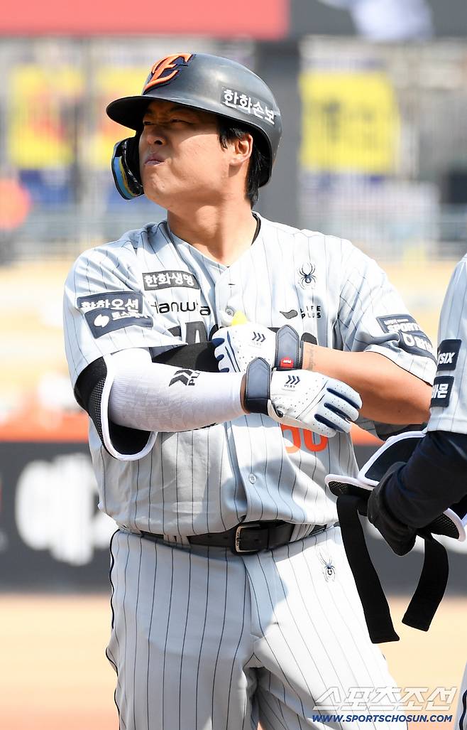 강백호 역전포, 김서현 156㎞, 하루만에 끈끈해진 한화, 삼성에 한점 차 승리 설욕전[대전리뷰]