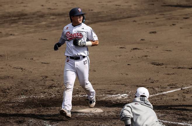 '80억 FA 드디어 터졌다! 장발 휘날리며' 9위 두산이 심상치 않다, 키움에 연이틀 승리 [이천 현장리뷰]