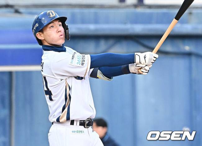 감독님, 정말 1군 엔트리 자리 없나요…전체 2순위 신인, 타율 6할 맹타로 어필하다