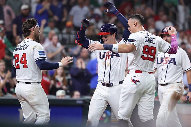 4강은 확정하지 않은 모양이네? 미국, 2조4477억 초호화 선발라인업 발표...윗 주니어-하퍼-저지 선봉