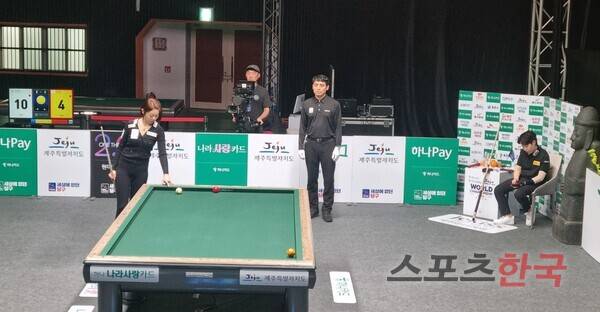 '네버다이 당구여제'... '디펜딩 챔피언' 김가영, 7세트서 김세연 꺾고 왕중왕전 결승행