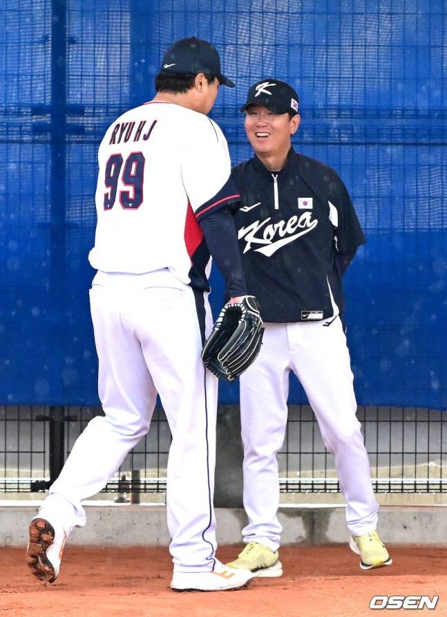 고맙습니다, 정말 고맙습니다! 류지현, '국대 은퇴' 류현진에 찬사