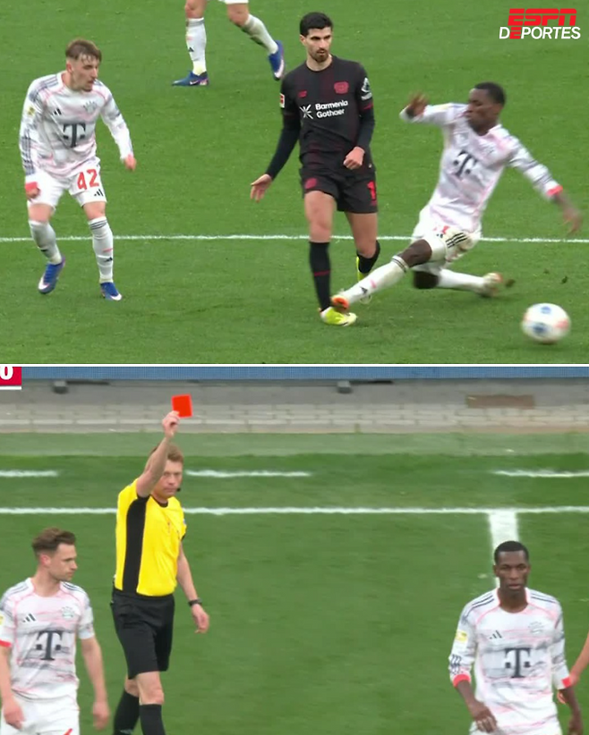 김민재 ‘2분 활약’ 바이에른 ‘퇴장+퇴장’ 9명으로 펼친 혼돈의 경기···레버쿠젠에 1-1 무[분데스·리뷰]