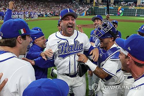 류지현호와 다르네… 미국 꺾었던 이탈리아, 푸에르토리코 제압하고 4강행