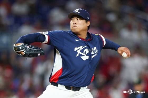 '韓 도착' 류현진