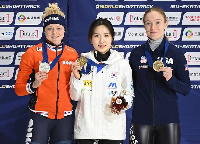 쇼트트랙 김길리, 세계선수권 여자 1500m 압도적 우승…대회 2관왕