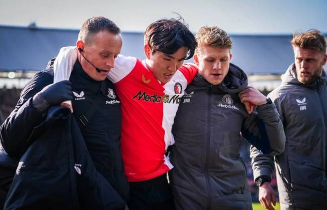 '부상' 황인범 제대로 걷지도 못했다, 반 페르시는