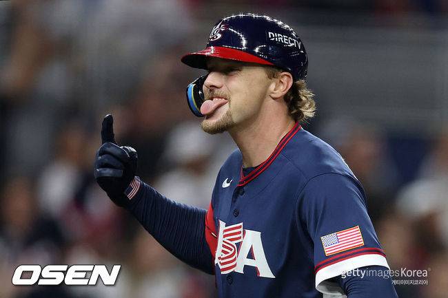 161km 혼신의 투구도 무위, 실투 2개에 홈런 2방…핸더슨·앤서니 홈런→미국 2-1 역전 [WBC]