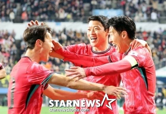 손흥민·김민재·이강인·조규성 발탁, 양민혁·이명재 제외... 홍명보호 '월드컵 최종 모의고사' 27인 공개 [천안 현장]