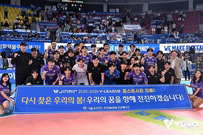 감독대행으로 14승4패…박철우, 꼬리표 떼고 정식 사령탑 오를까