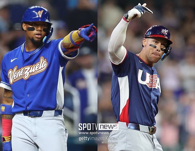 결승전에 동전 던지기 등장…'3연속 결승전' 미국, '첫 결승 진출' 베네수엘라 선발 라인업 공개