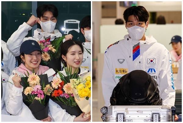 마스크 쓴 황대헌, 차가운 눈빛으로 귀국…진짜 ‘메가톤급’ 발언 쏟아내려나