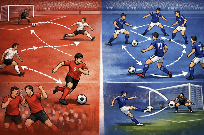 이정효 감독 “한국 축구와 일본 축구 사이에는 큰 차이가 존재한다” 한-일 축구 어떻게 다를까