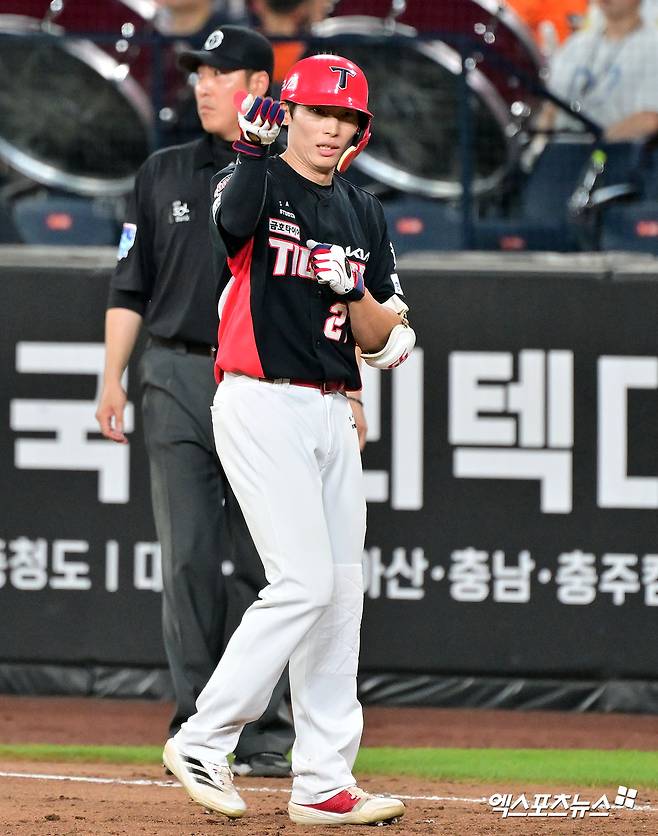 'KIA 얼마를 줘야 하나' 시범경기 5할 맹타, 예비 FA 방망이 벌써 뜨겁네