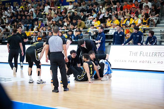 [EASL] '악 부상!' 아시아쿼터 선수 부상에 또 한 번 고개 숙인 뉴타이베이