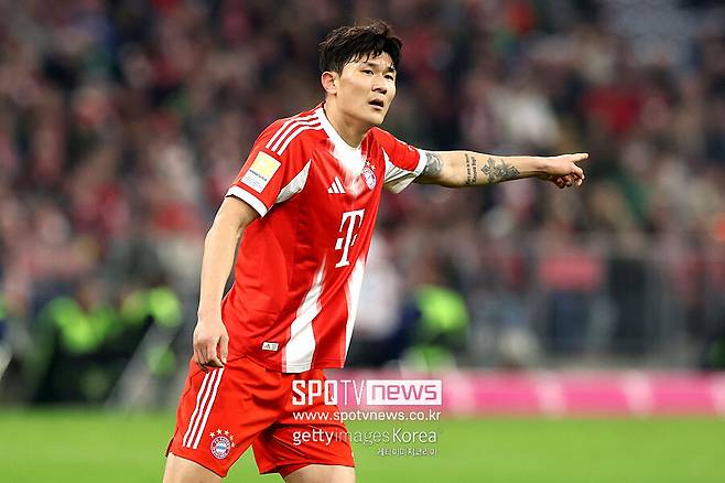 김민재 '철기둥' 복귀, 끝내 이탈리아 잠재웠다…풀타임 철벽 바이에른 뮌헨, 아탈란타에 합산 10-2 대승 '8강 진출'