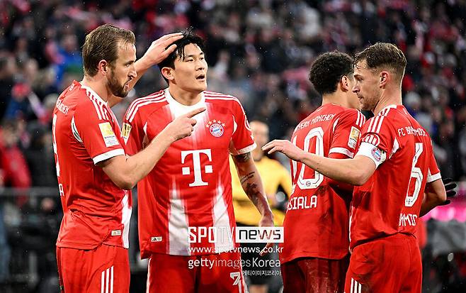 김민재 '철기둥' 복귀, 끝내 이탈리아 잠재웠다…풀타임 철벽 바이에른 뮌헨, 아탈란타에 합산 10-2 대승 '8강 진출'