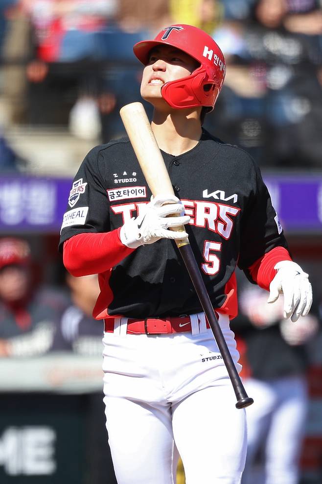 'KIA 복귀하자마자 4번타자 출격' 김도영, 첫 경기는 '무안타 침묵' [대전 현장]