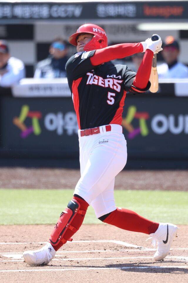 “1번이 안 어울리지” KIA 카스트로→김도영→나성범 트리오 첫술에 배부르랴…김도영 4번타자 실험 ‘본격 시작’[MD대전]