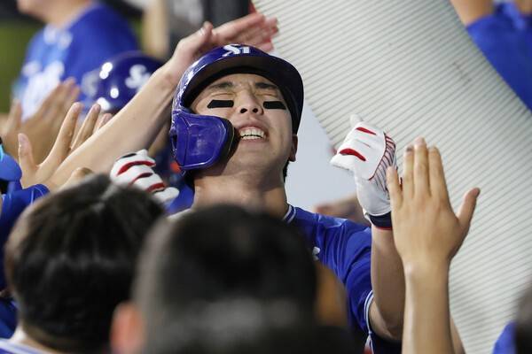 AG 가고 싶은데 '19타수 무안타 7삼진', 길어지는 김영웅의 침묵…아무리 시범경기라지만 팬들 우려 커진다