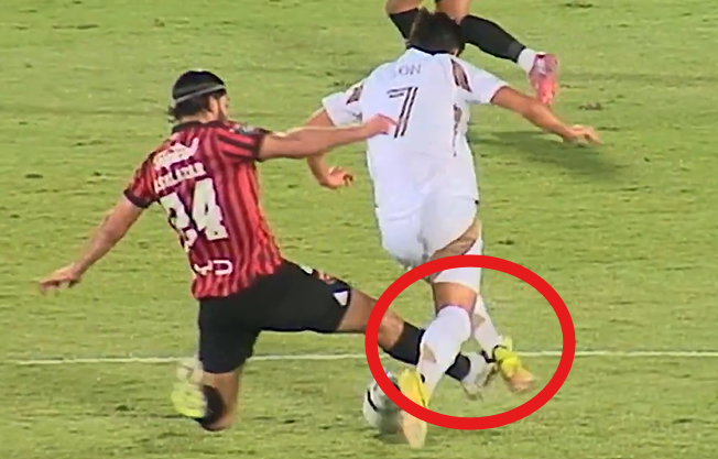 ‘흥민아 정말 미안해’→살인 태클 장본인, 손흥민과 포옹하는 모습 ‘직접’ 공개··· “쓰라린 결과, 계속 노력하겠다”