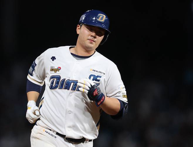 3연타석 홈런도 쳤는데, 만루홈런이 처음일 줄은…'국대 포수' 홈런치고 지갑도 열었다