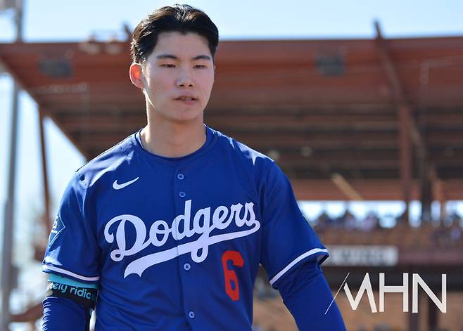 '김혜성, 개막전 못 뛰겠네' 다저스, SD 상대 '주전 라인업' 발표…김혜성 제외