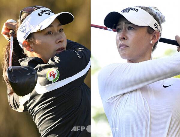 김효주 상대로 반격에 나선 '투톱' 티띠꾼과 넬리코다 [LPGA 파운더스컵]