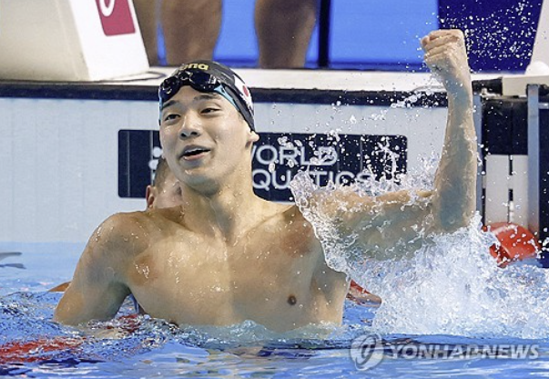 이걸로 황선우 이길 수 있나? 세계선수권 3위 '日 초신성', 기록 크게 급추락…男 자유형 200m 1분45초대