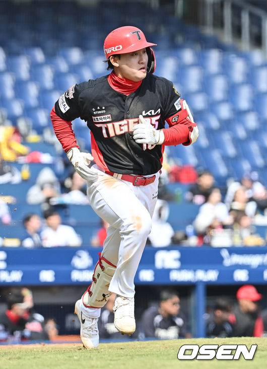 김도영은 친구도 야구를 잘하네, 잠실 담장 훌쩍! 윤도현 연타석 홈런 대폭발…KIA 7-0 리드 [오!쎈 잠실]