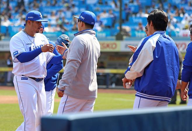 '시범경기 관중 2만3860명 실화?' 삼성, '미리 보는 한국시리즈' 4-3 LG 제압…첫 홈경기 승리 장식 [대구:스코어]