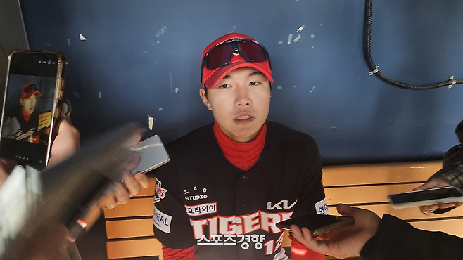 달걀에 바나나 갈아 먹고 7㎏ 불린 정현창, 딱 1년 만에 프로 2번째 손맛 “개막전 1군이 가장 큰 목표”