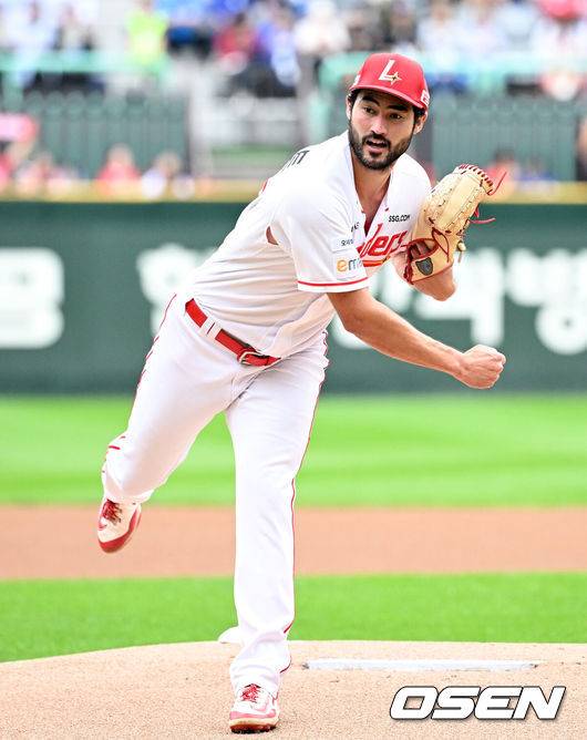 1선발 5실점 와르르→볼넷·실책 남발→최하위 추락, 시범경기지만 너무 아프다 [오!쎈 인천]