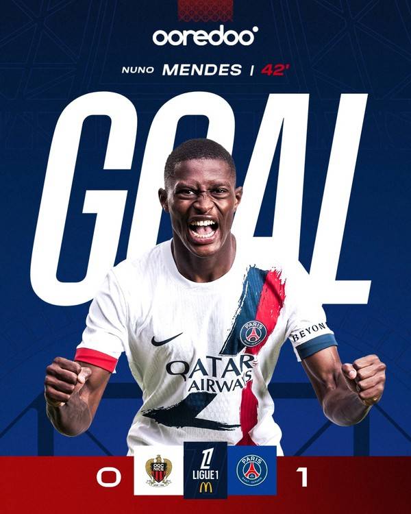 '이강인 퇴장 유도' PSG, 니스 4-0 대파 '멘데스, 두에, 드로, 자이르에메리 연속골' [리뷰]