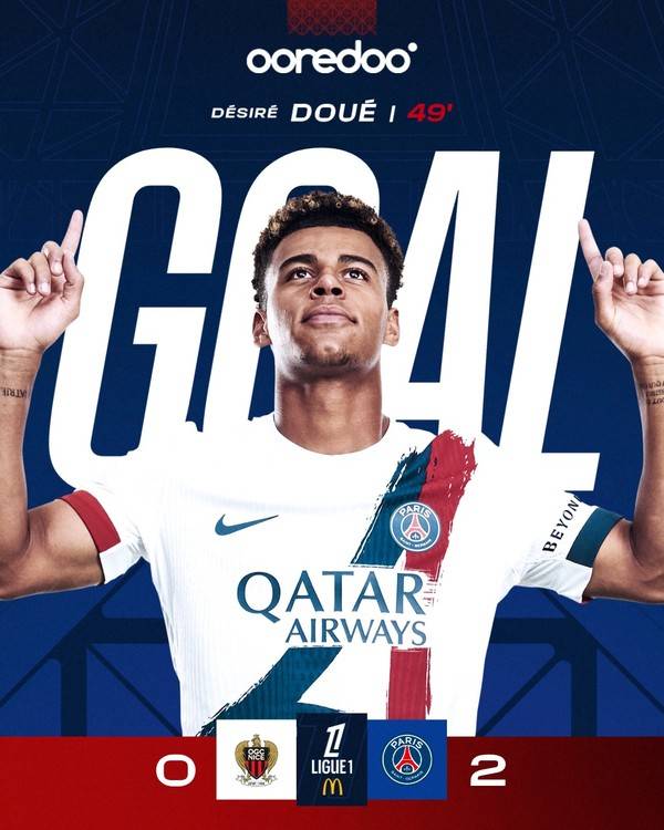 '이강인 퇴장 유도' PSG, 니스 4-0 대파 '멘데스, 두에, 드로, 자이르에메리 연속골' [리뷰]