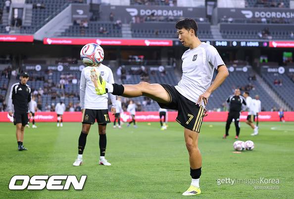 ‘손흥민 최전방 선발출격’ LAFC 감독 고집 꺾었다…오스틴전 전반전 0-0 종료