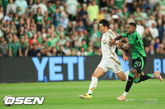 “예전 같지 않았다” 손흥민, 단독 돌파마저 막혔다... LAFC 첫 무득점